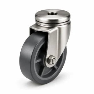 Custom OEM 5 Inch 800kg Stainless Steel Bolt Hole Swivel Caster for oem equipment
