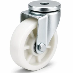 Nylon 5 Inch 350kg Nylon Bolt Hole Swivel Caster for food processing