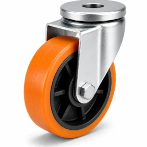 TPR 5 Inch 220kg TPR Bolt Hole Swivel Caster for retail equipment